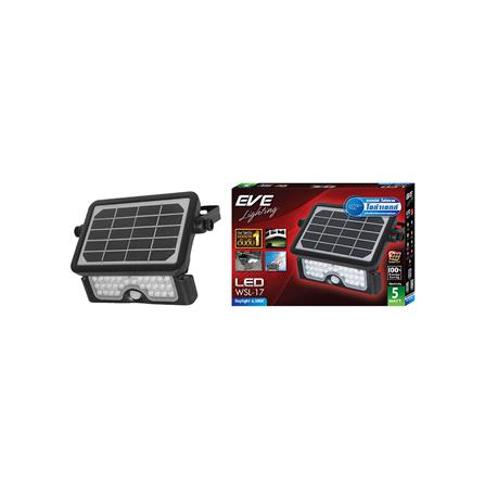 ไฟผนังภายนอก SOLAR EVE 596085 5 วัตต์ DAYLIGHT สีดำ_3