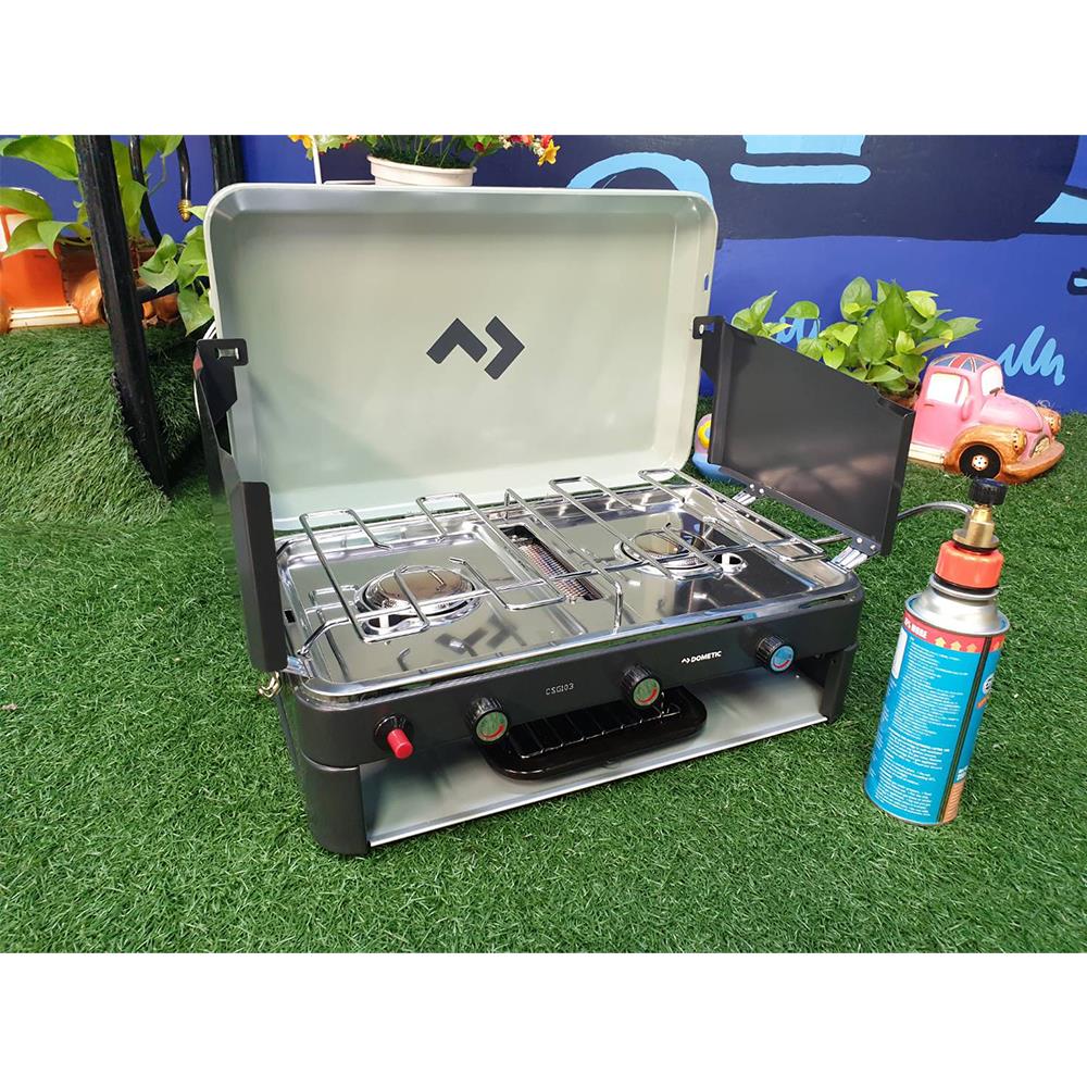 เตาแก๊สบาร์บีคิวพกพา 3 หัว DOMETIC CSG103