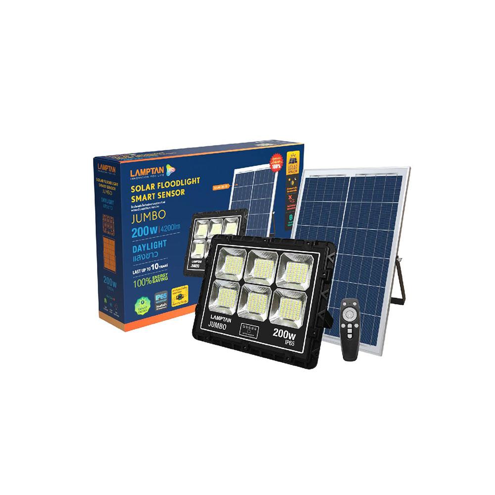 ไฟสปอตไลท์ SOLAR LAMPTAN FLOOD 200 วัตต์ DAYLIGHT สีดำ