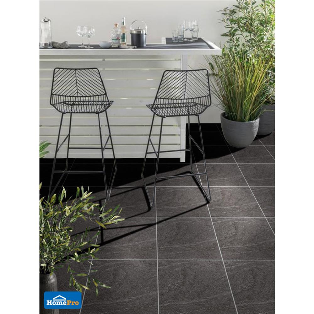 กระเบื้องพื้นพอร์ซเลน 30x30 ซม. COTTO ซิลล่า กราไฟต์ (HYG) PM