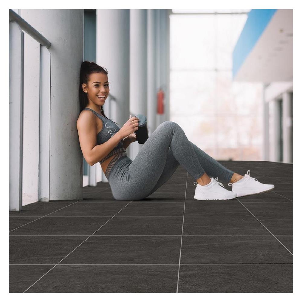 กระเบื้องพื้นพอร์ซเลน 30x30 ซม. COTTO ซิลล่า กราไฟต์ (HYG) PM