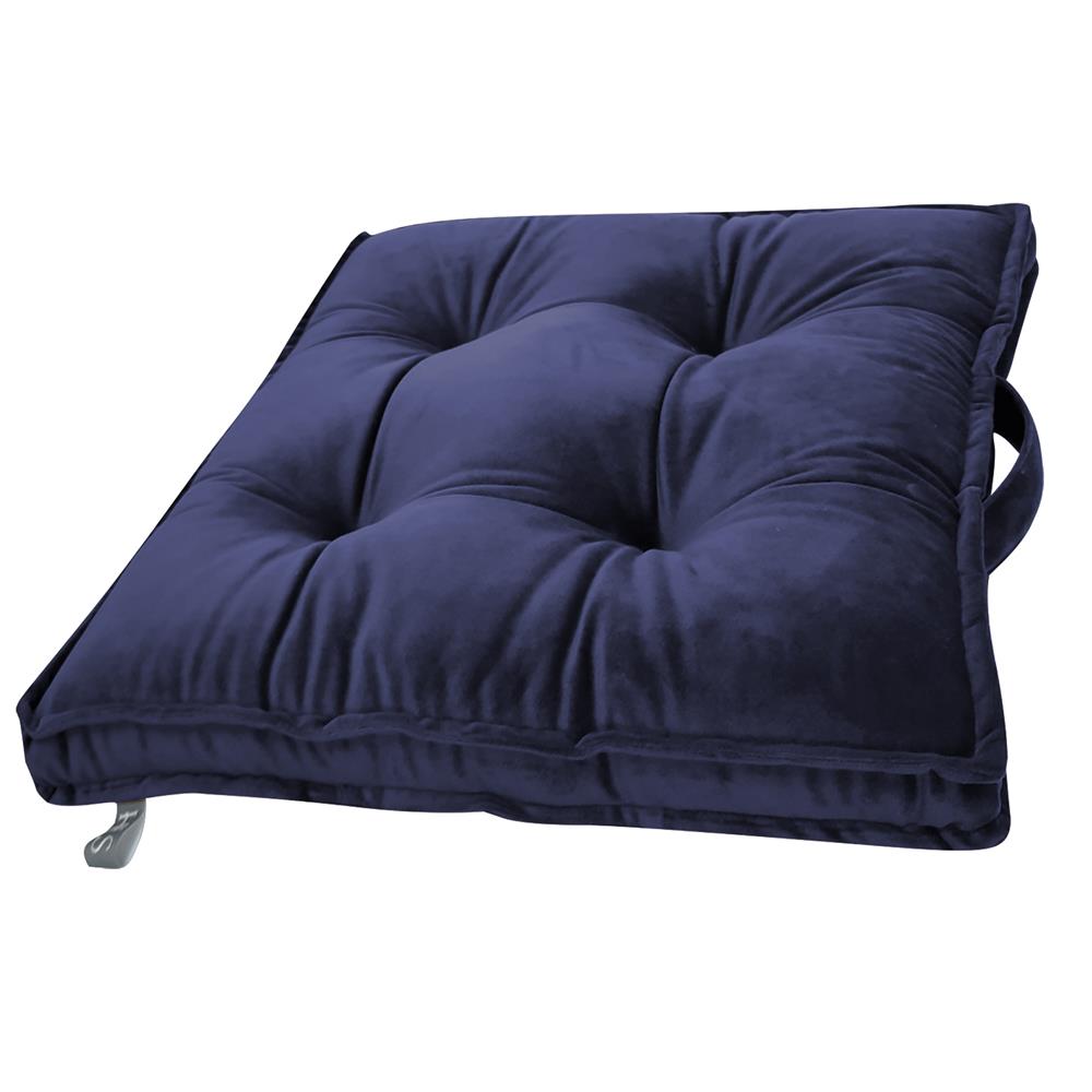 เบาะรองนั่ง HOME LIVING STYLE FUR 17x17 นิ้ว สีน้ำเงิน