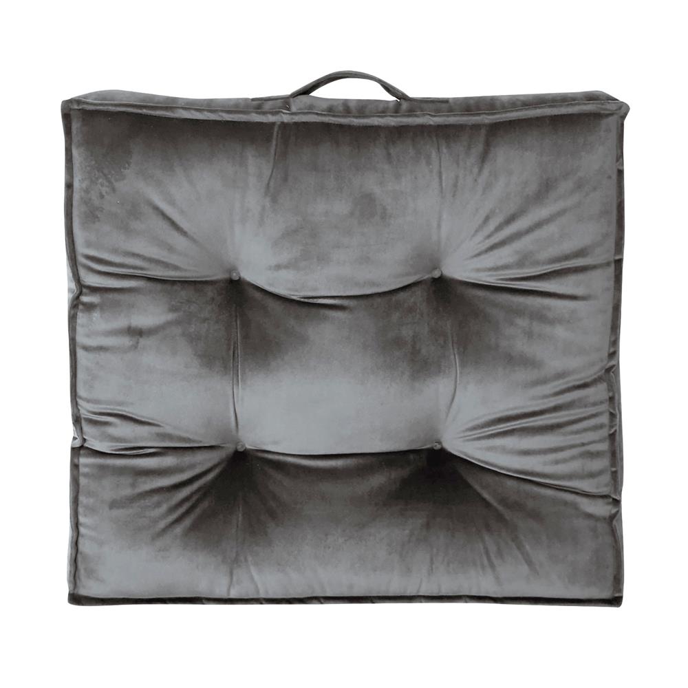 เบาะรองนั่ง HOME LIVING STYLE FUR 22x22 นิ้ว สีเทา_0