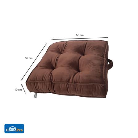 เบาะรองนั่ง HOME LIVING STYLE FUR 22x22 นิ้ว สีน้ำตาล_5