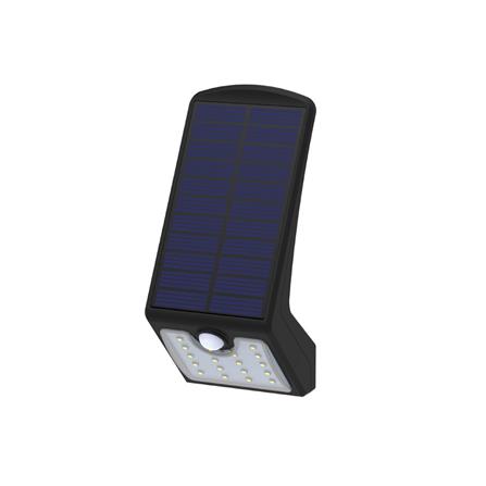 ไฟผนังภายนอก SOLAR SHINING S-WLL04B-SL 4 วัตต์ DAYLIGHT/WARMWHITE สีดำ_0