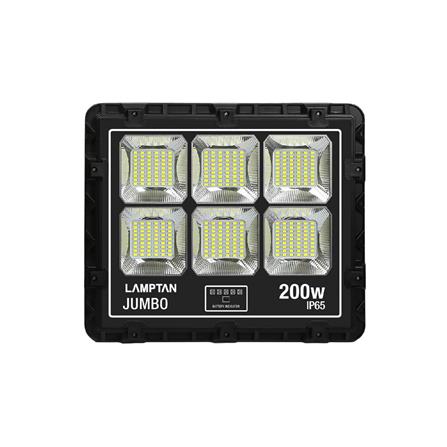 ไฟสปอตไลท์ SOLAR LAMPTAN FLOOD 200 วัตต์ WARMWHITE สีดำ_1