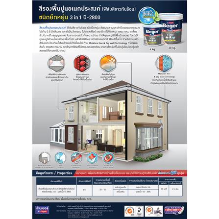สีรองพื้นปูนอเนกประสงค์ BEGER FLEXI COOL B2800 20 กก._2