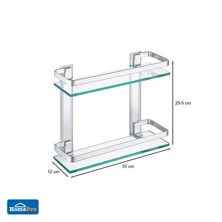 ชั้นกระจกติดผนัง 2 ชั้น MOYA A4126B_4