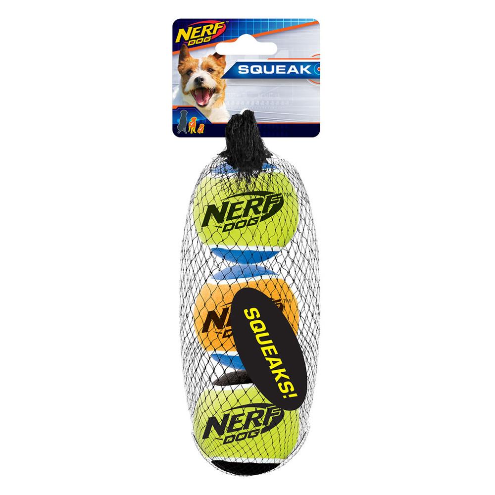 ของเล่นสุนัขเทนนิสมีเสียง NERF สีเขียว