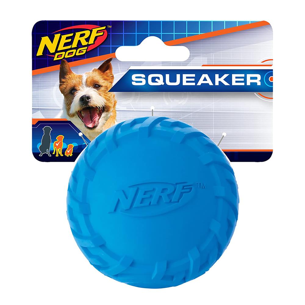 ของเล่นสุนัข NERF SQUEAK BALL ไซซ์ S สีน้ำเงิน