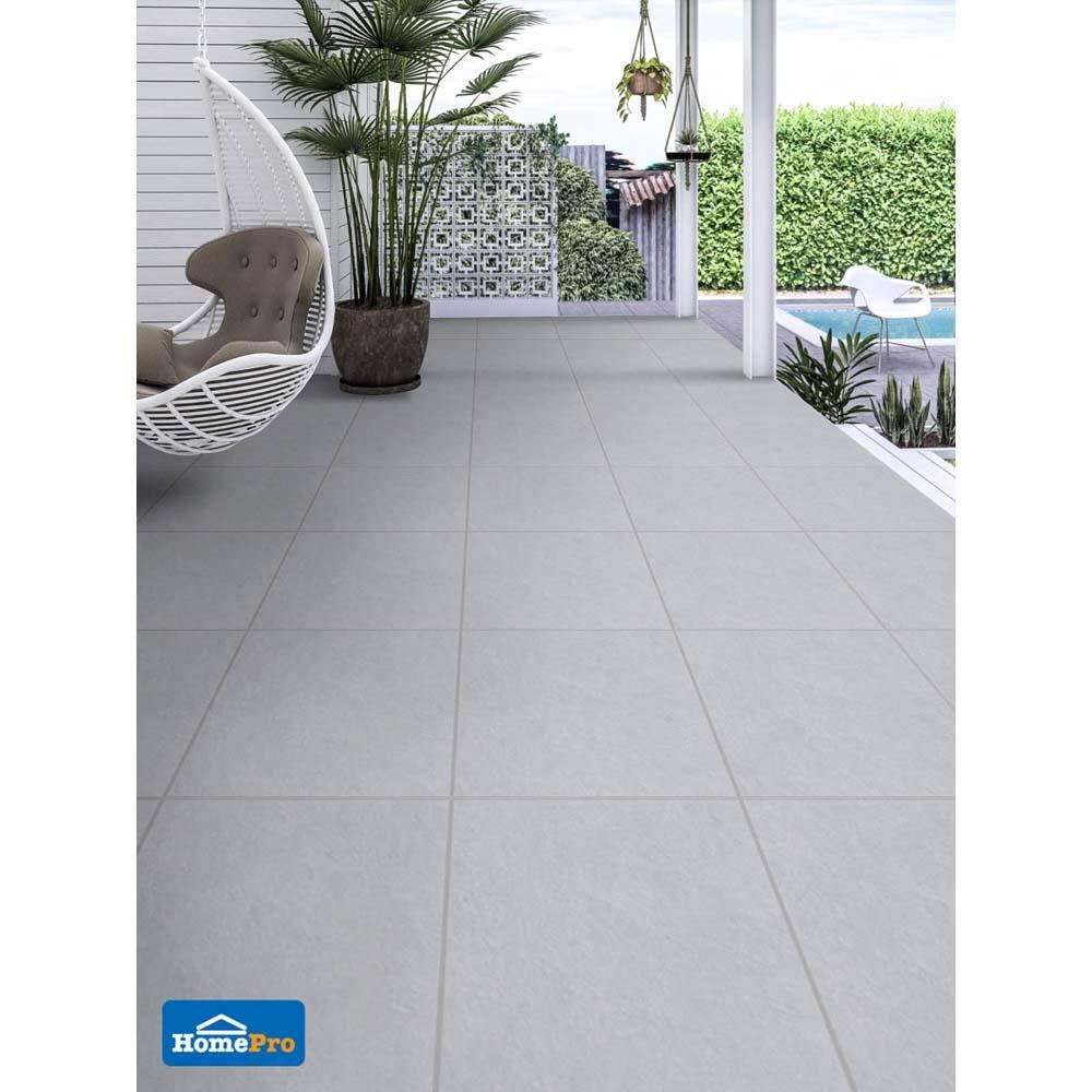 กระเบื้องพื้น 16x16 นิ้ว ภูผา ฟอนเต้ เทา PM 0.96M2