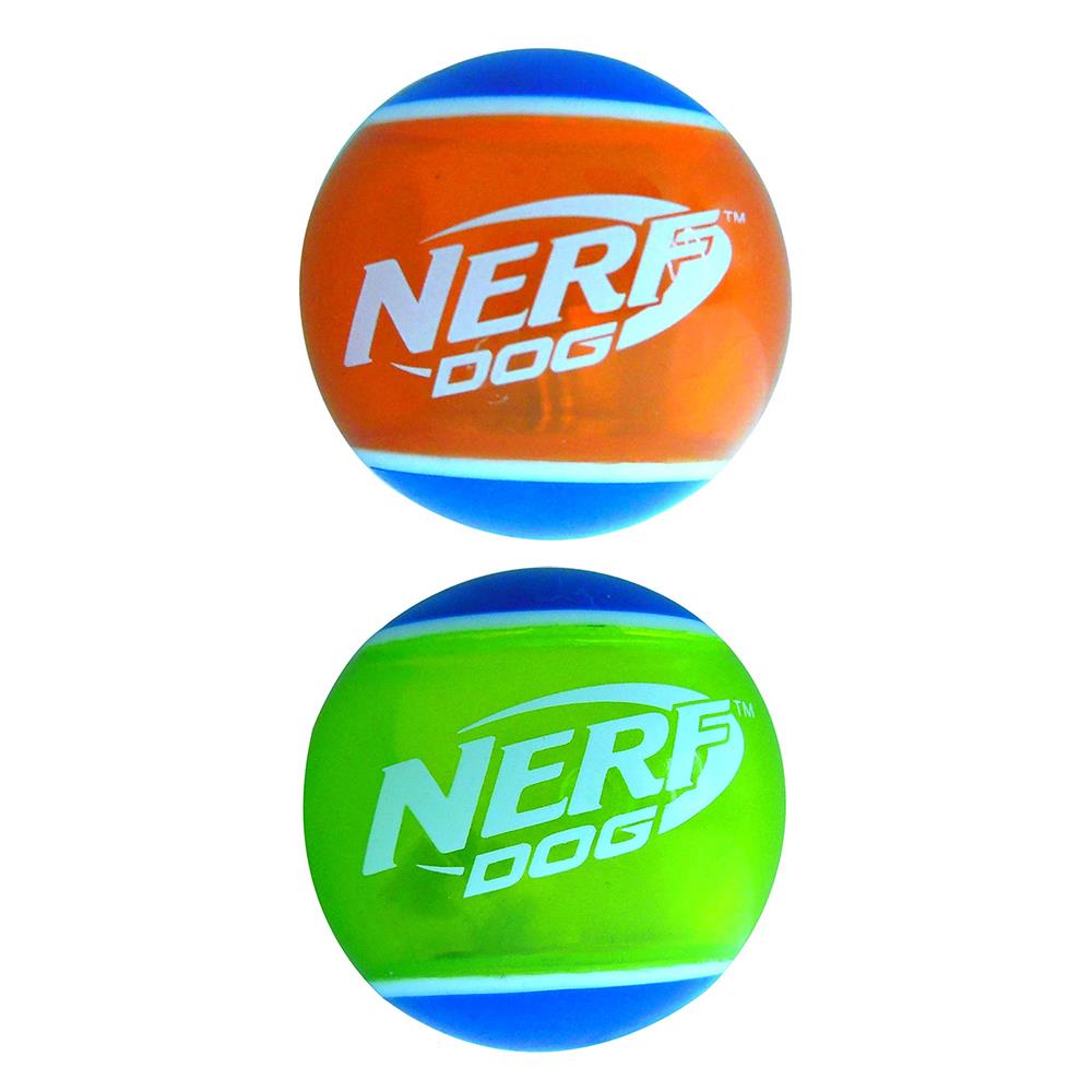 ลูกเทนนิสยาง 2 สี LED NERF 2.5 นิ้ว สีเขียว/ส้ม