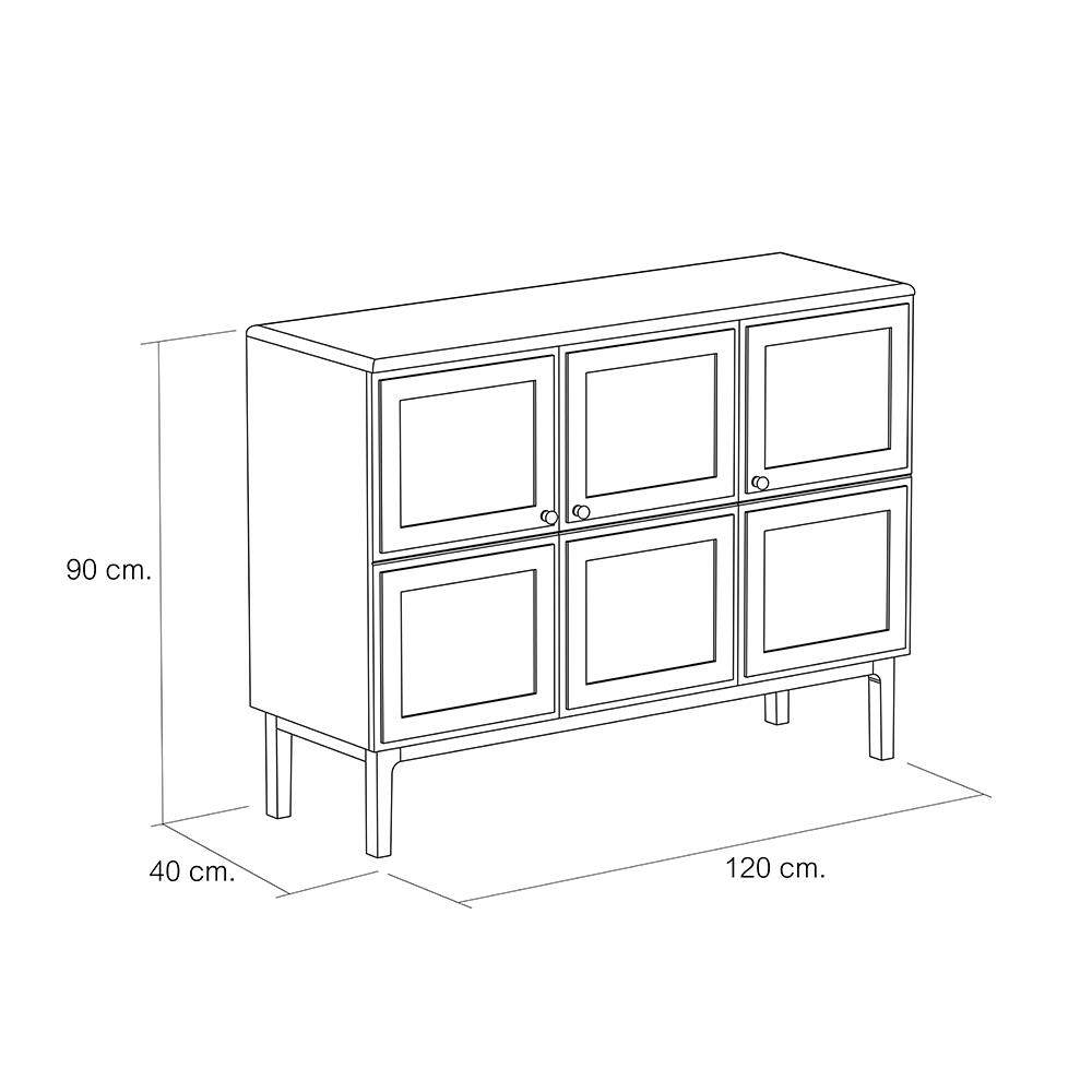 ตู้ 120 ซม. WHOOP MABURU หินอ่อน สี OLIVE GREEN