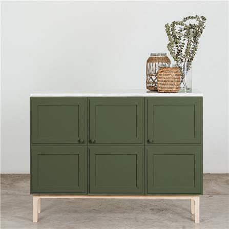 ตู้ 120 ซม. WHOOP MABURU หินอ่อน สี OLIVE GREEN_2