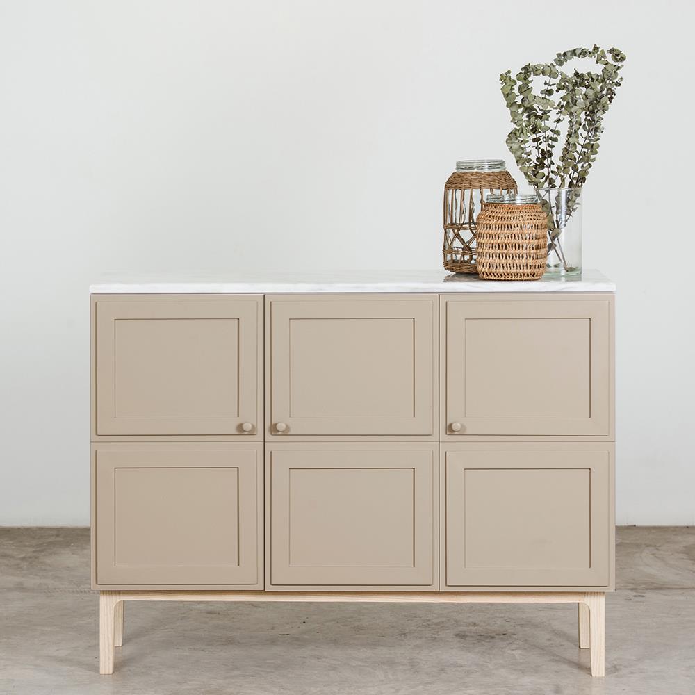 ตู้ 120 ซม. WHOOP MABURU หินอ่อน สี BIEGE