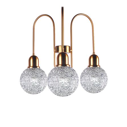 ไฟช่อ CARINI D18645N-3GB สีทอง/ขาว 3 หัว_1