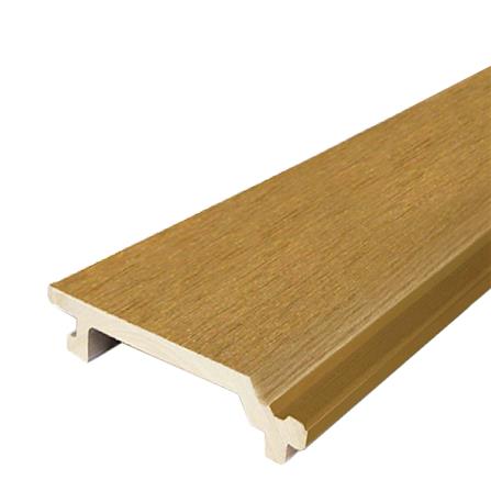 ไม้ผนังภายนอก WATSADUNIYOM 6 นิ้ว ลายเรียบปัดเสี้ยน 15.6X300x2.1 ซม. สีสัก_0