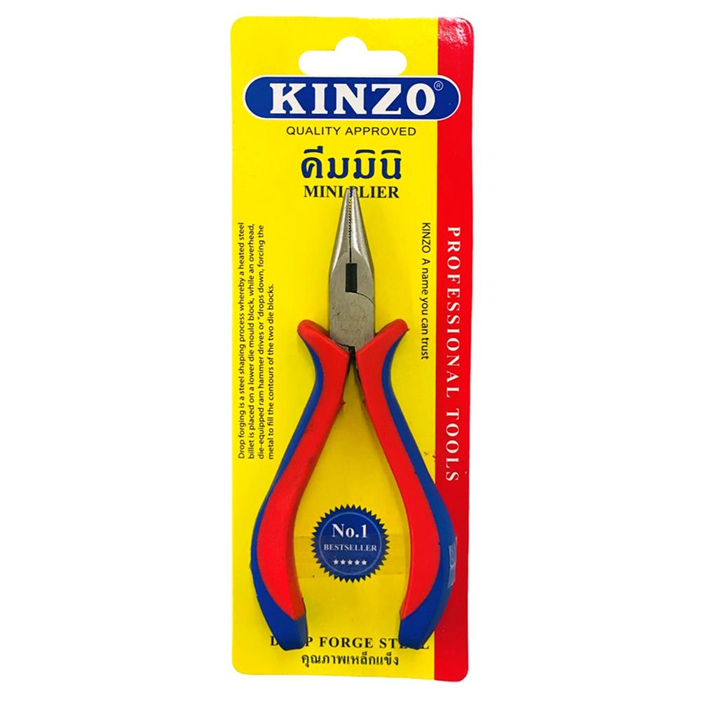 คีมมินิปากแหลมมีฟัน KINZO NO.1033 VR9166 5 นิ้ว