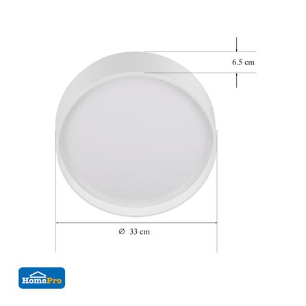 ไฟเพดาน LED CARINI ZY832-S 13 นิ้ว 24 วัตต์ DAYLIGHT สีขาว_5
