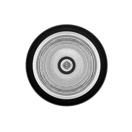 ดาวน์ไลท์ LAMPTAN SURFACE 6 นิ้ว สีดำ กลม_1