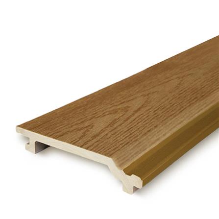 ไม้ผนังภายนอก WATSADUNIYOM 6 นิ้ว ลายไม้ 15.6X300x2.1 ซม. สีไม้สัก_0