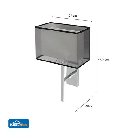 ไฟกิ่งภายใน CARINI BB-2002CR สีดำ/เงิน 1 หัว_5