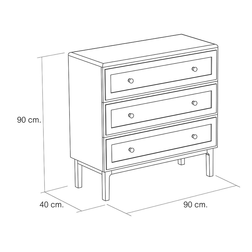 ตู้ลิ้นชัก WHOOP MABURU สี MIST GREY