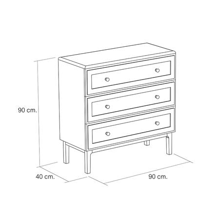 ตู้ลิ้นชัก WHOOP MABURU สี BIEGE_4