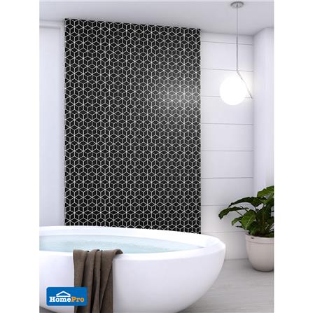 โมเสค 30x30 ซม. COTTO บริกบ็อกซ์ ดำ_3