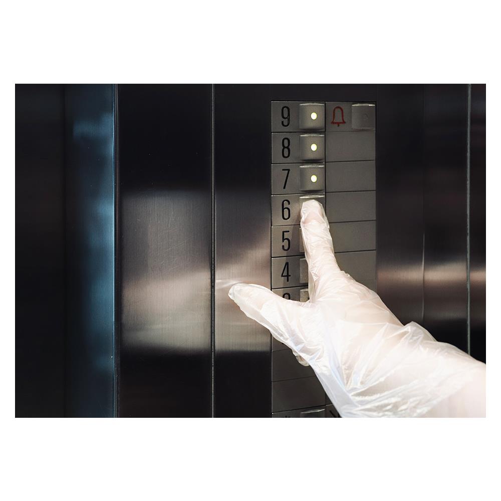 ถุงมือครัว HDPE ANTI BAC M SUN GLOVE 24ชิ้น