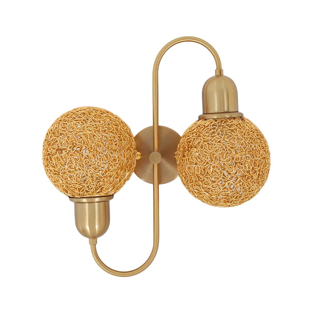 ไฟกิ่งภายใน CARINI B18645N-2GB สีทอง 2 หัว