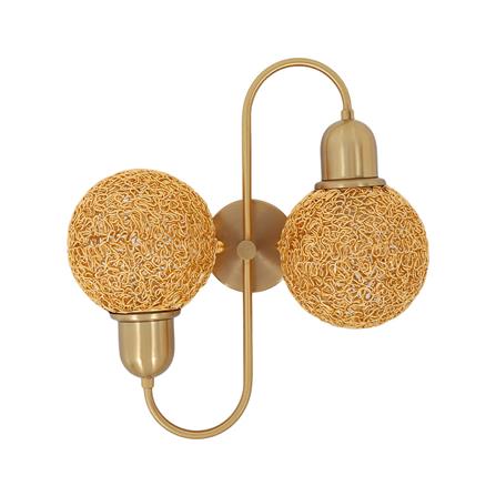 ไฟกิ่งภายใน CARINI B18645N-2GB สีทอง 2 หัว_1