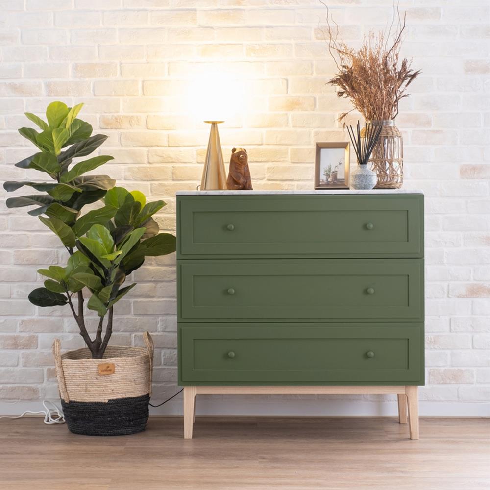 ตู้ลิ้นชัก WHOOP MABURU สี OLIVE GREEN