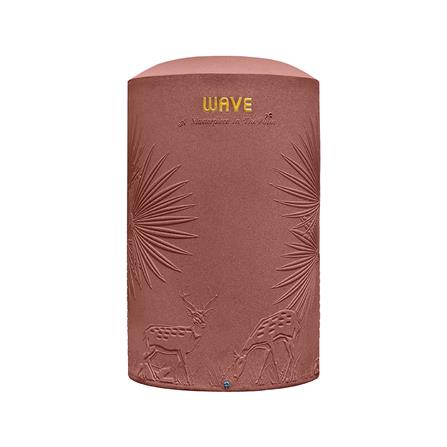 ถังเก็บน้ำ WAVE THE PALM 2000 ลิตร สีแดงสยาม