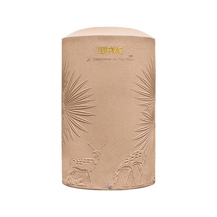 ถังเก็บน้ำ WAVE THE PALM 2000 ลิตร สีทองชมพู