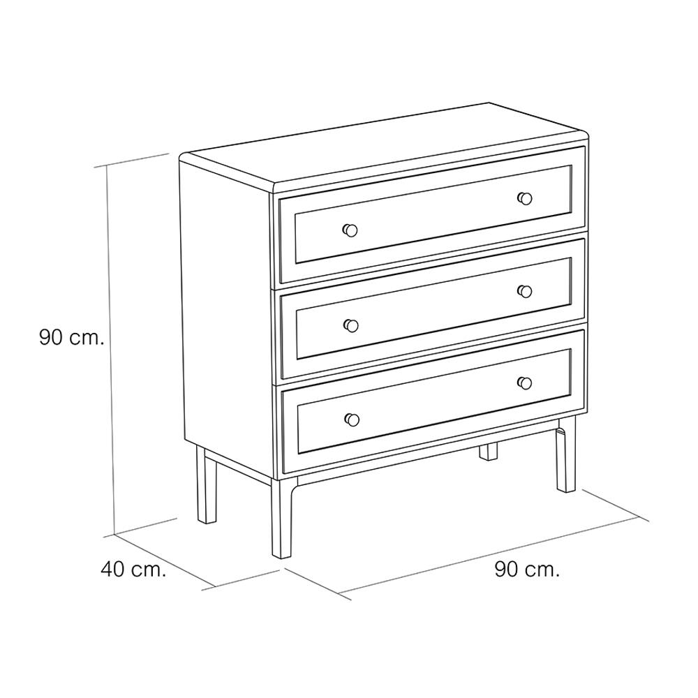 ตู้ลิ้นชัก WHOOP MABURU สี PURE WHTIE