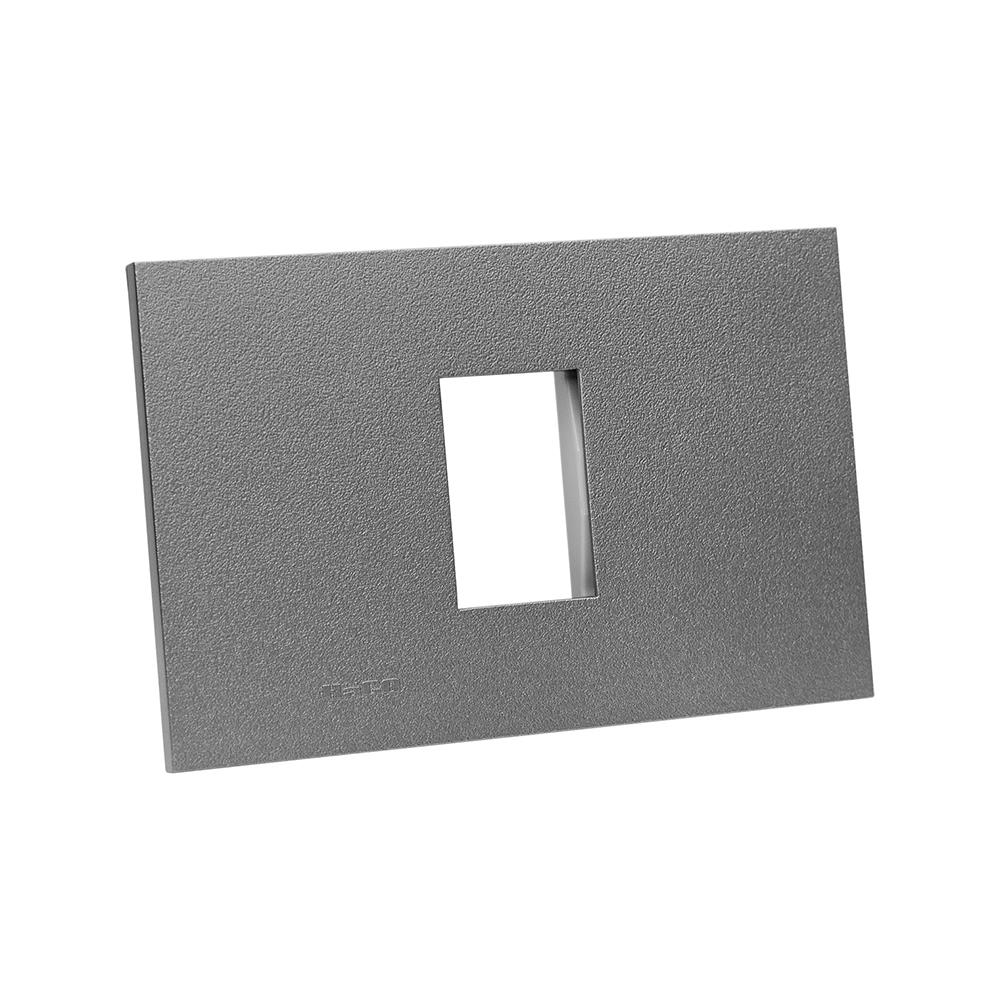 หน้ากาก 1 ช่อง HACO W1931-MSB QX สี MATT GREY