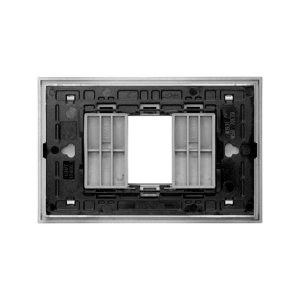 หน้ากาก 1 ช่อง HACO W1931-MSB QX สี MATT GREY