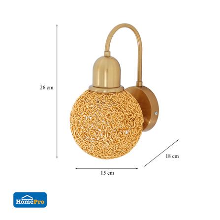 ไฟกิ่งภายใน CARINI B18645N-1GB สีทอง 1 หัว_5
