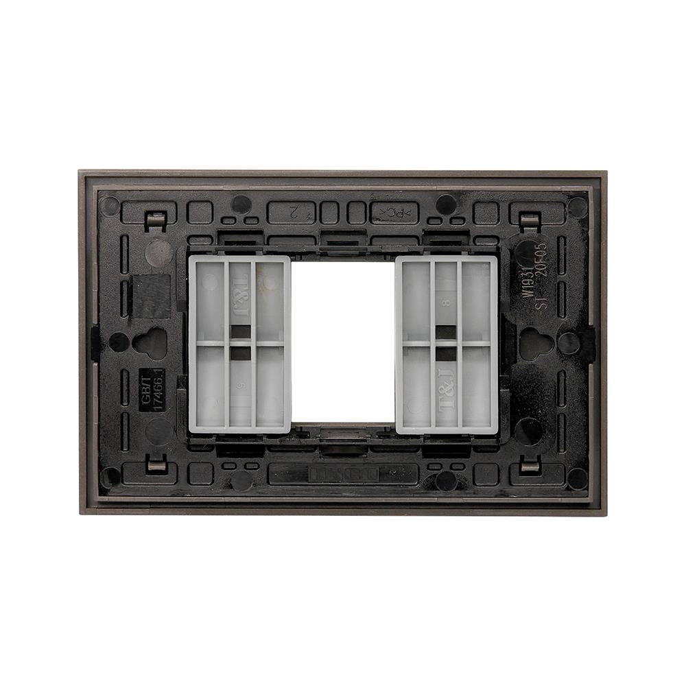 หน้ากาก 1 ช่อง HACO W1931-ST QX สี MATT BLACK