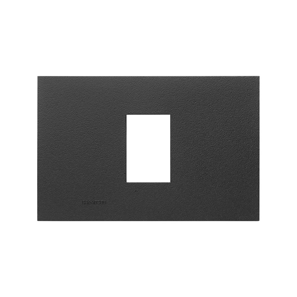 หน้ากาก 1 ช่อง HACO W1931-SBL QX สี MATT DARK