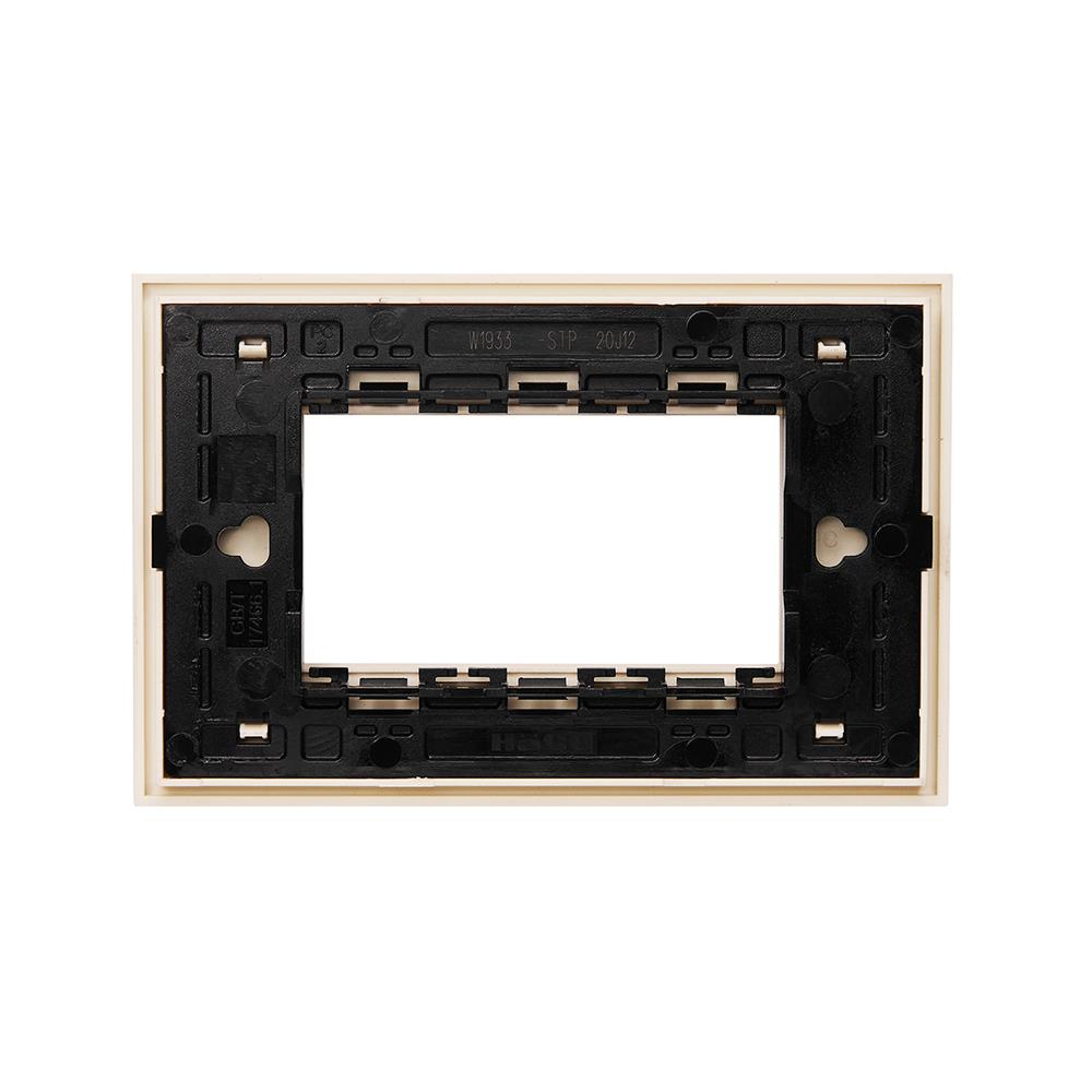 หน้ากาก 3 ช่อง HACO W1933-STP QX สี TAUPE