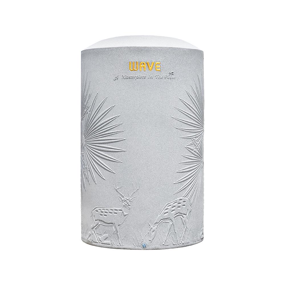 ถังเก็บน้ำ WAVE THE PALM 2000 ลิตร สีเทาขาว