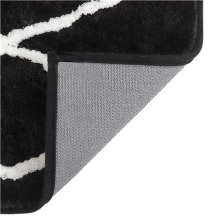 พรม HOME LIVING STYLE LEVI 45x70 ซม. สีดำ_1