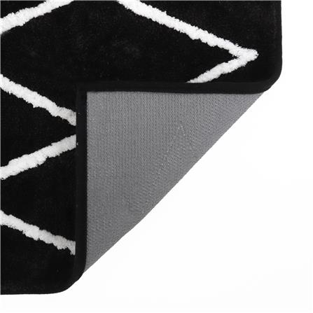 พรม HOME LIVING STYLE LEVI 45x120 ซม. สีดำ_1