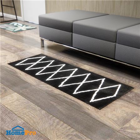 พรม HOME LIVING STYLE LEVI 45x120 ซม. สีดำ_3