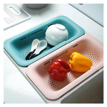 ตะแกรงพลาสติกยืดหด PARNO AP-ONEW B สีฟ้า_5