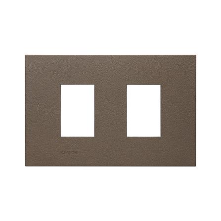 หน้ากาก 2 ช่อง HACO W1932-ST QX สี MATT BLACK_0