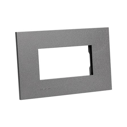 หน้ากาก 3 ช่อง HACO W1933-MSB QX สี MATT GREY_1