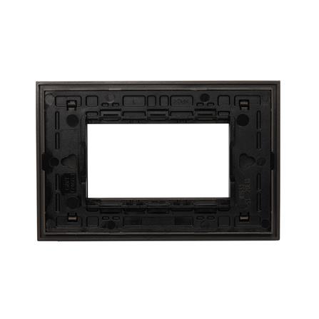 หน้ากาก 3 ช่อง HACO W1933-ST QX สี MATT BLACK_3